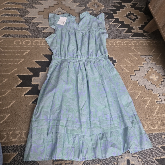 Melissa Nepton Light Green Ruffle Dress - Picture 4 of 8